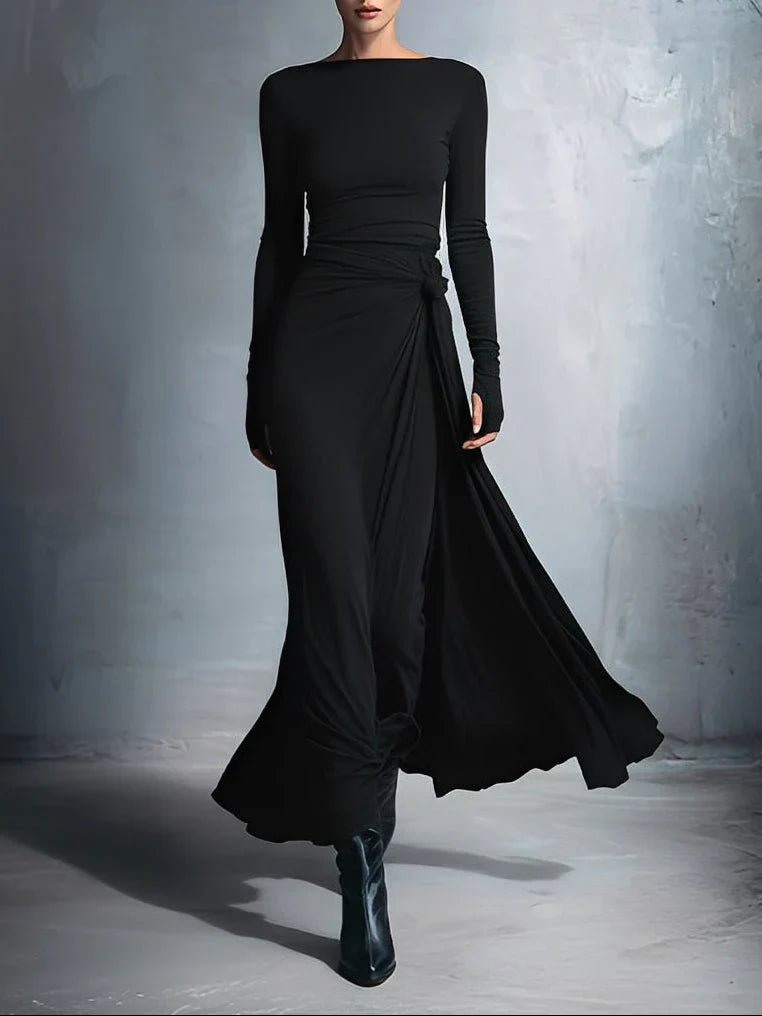 Naiara™ | Maxi Dress with Side Knot