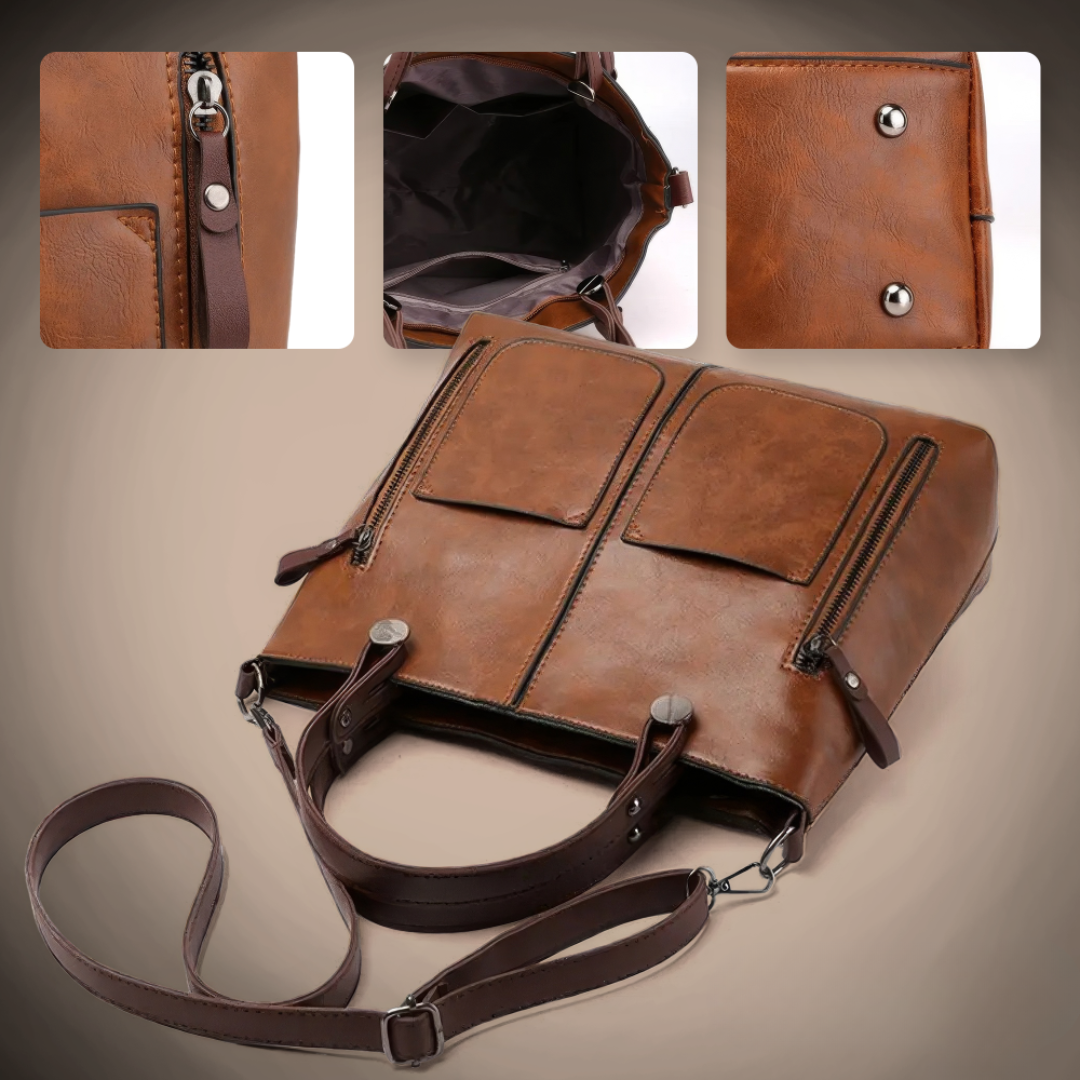 Nancy™ | Vegan Leather Bag with Timeless Elegance
