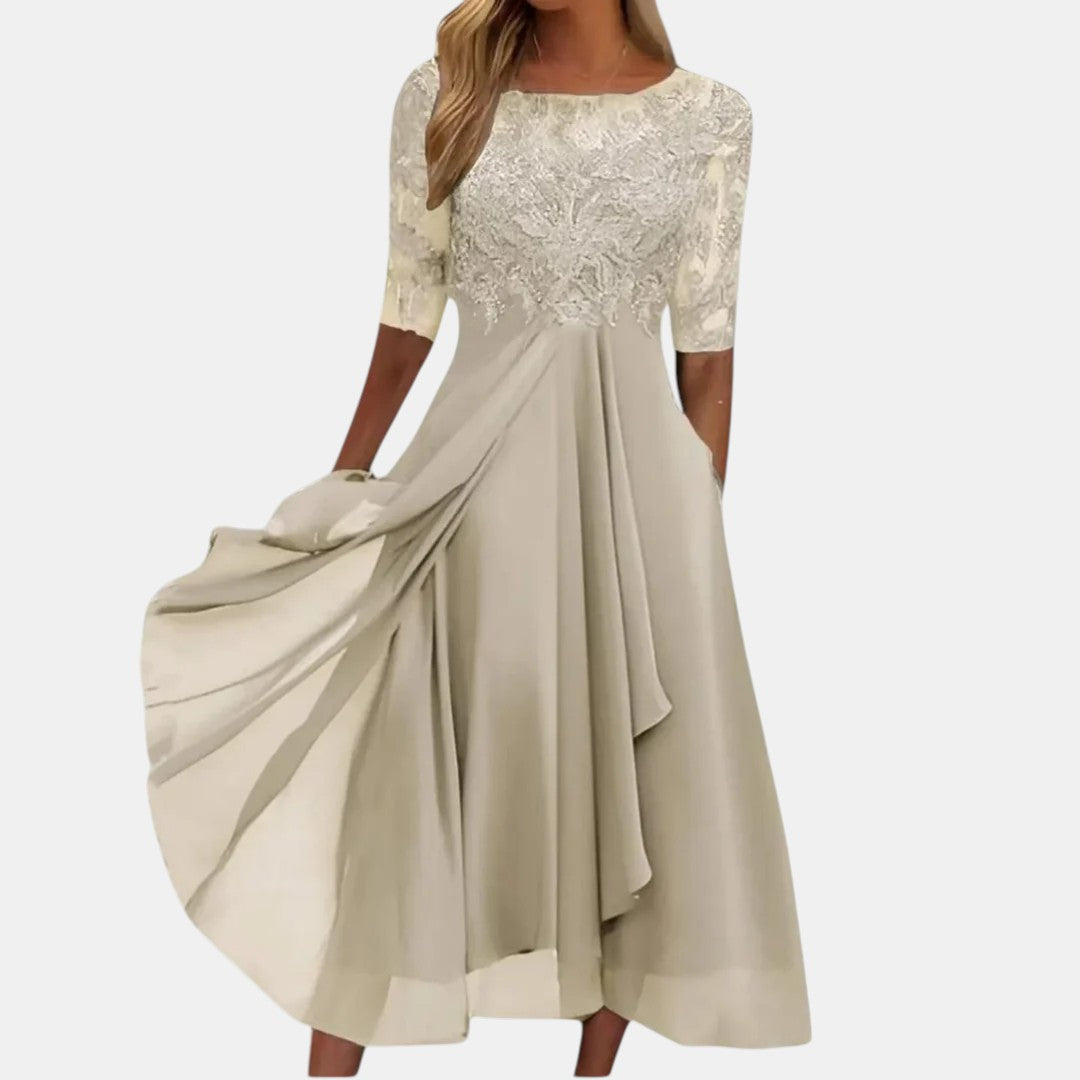 Rhonda™ | Garden Party Between Seasons Dress