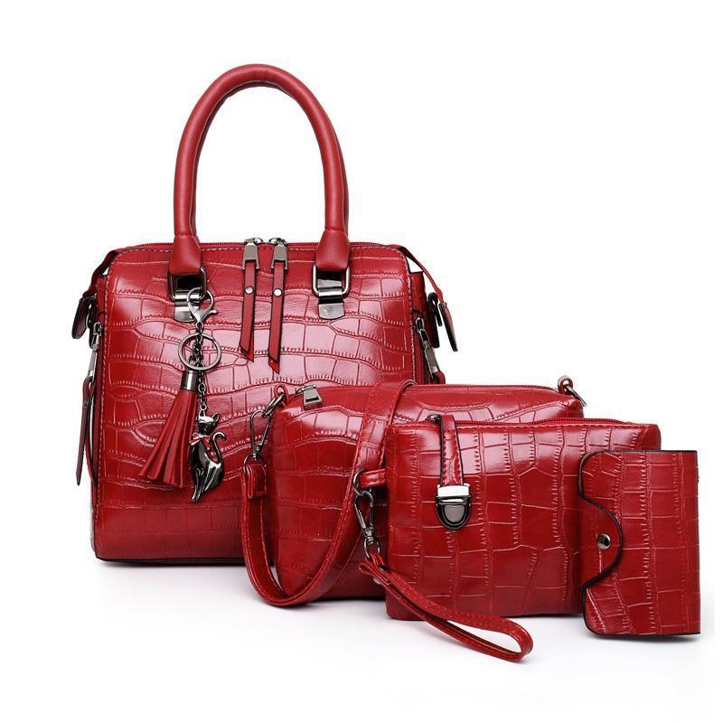 Aveline™ | 4-Piece Vegan Leather Bag Set