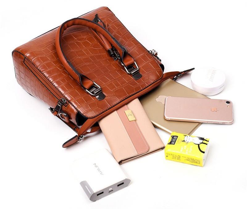 Aveline™ | 4-Piece Vegan Leather Bag Set