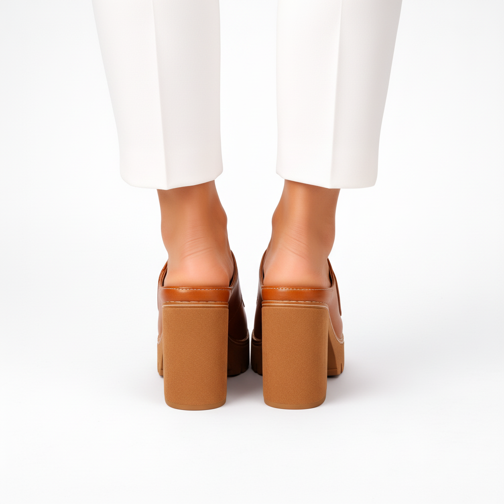 Billie | Autumn Block Heel Mule