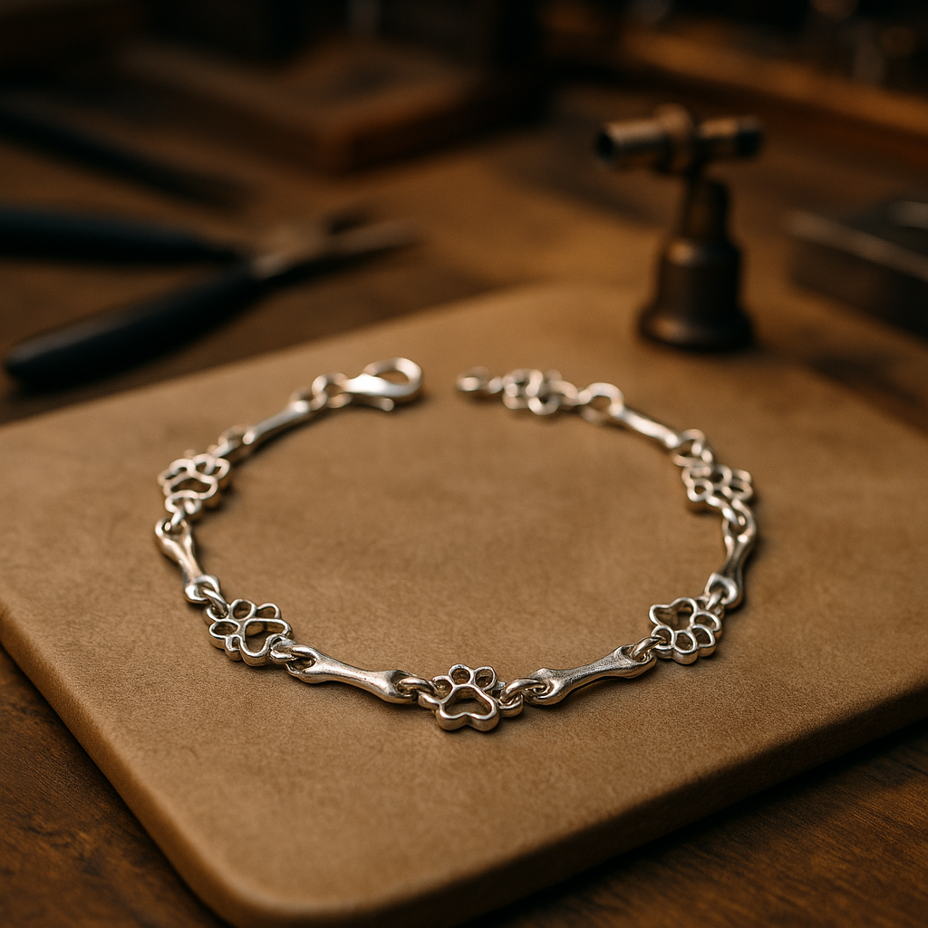 Liora™ | Paw & Bone Charm Bracelet
