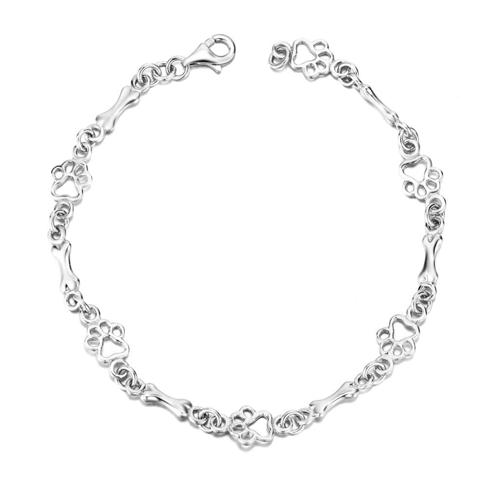 Liora™ | Paw & Bone Charm Bracelet