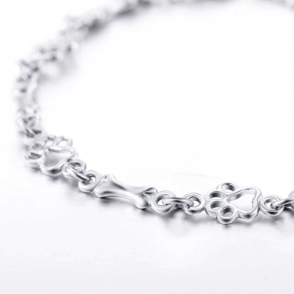 Liora™ | Paw & Bone Charm Bracelet