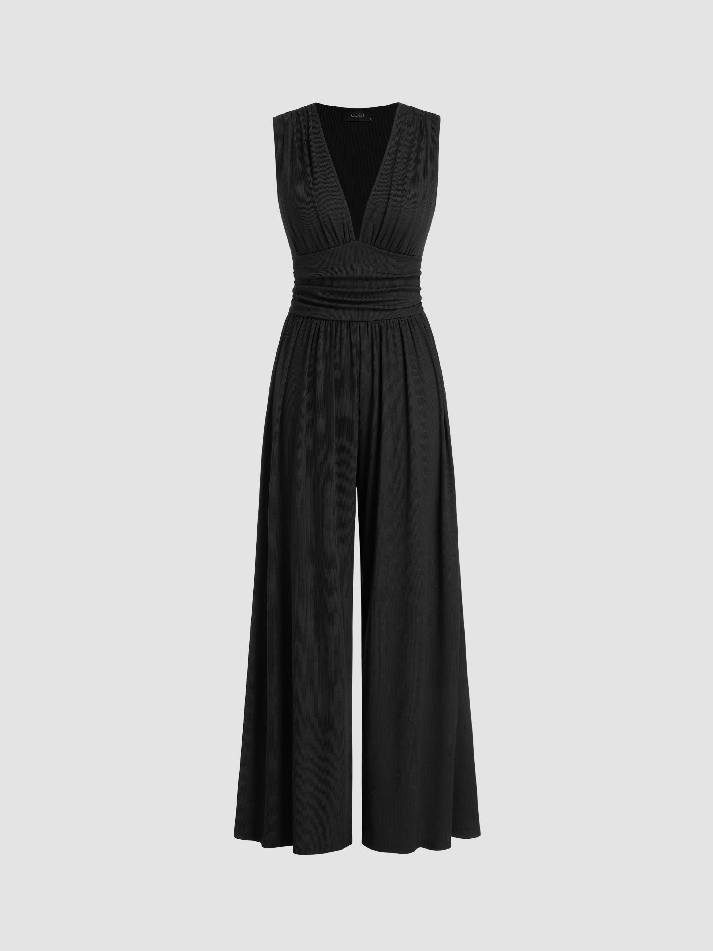 Channel | Chic Sleeveless Wide-Leg Jumpsuit