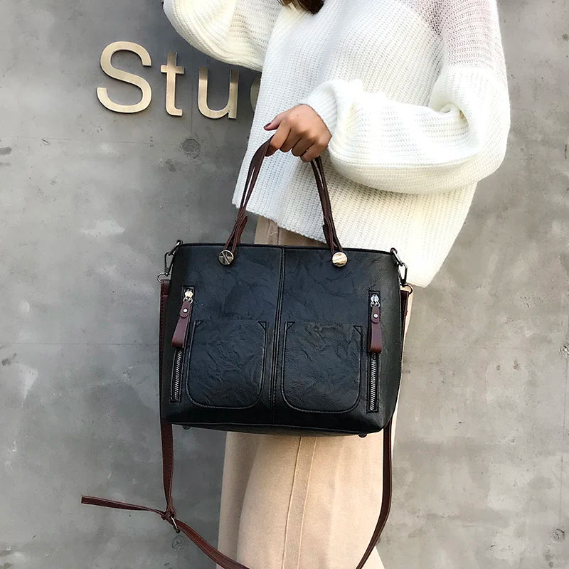 Nancy™ | Vegan Leather Bag with Timeless Elegance