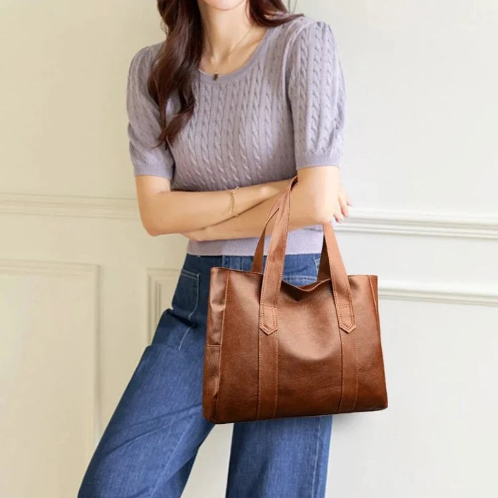 Susan™ | Luxury Minimalist Vegan Leather Shoulder Bag