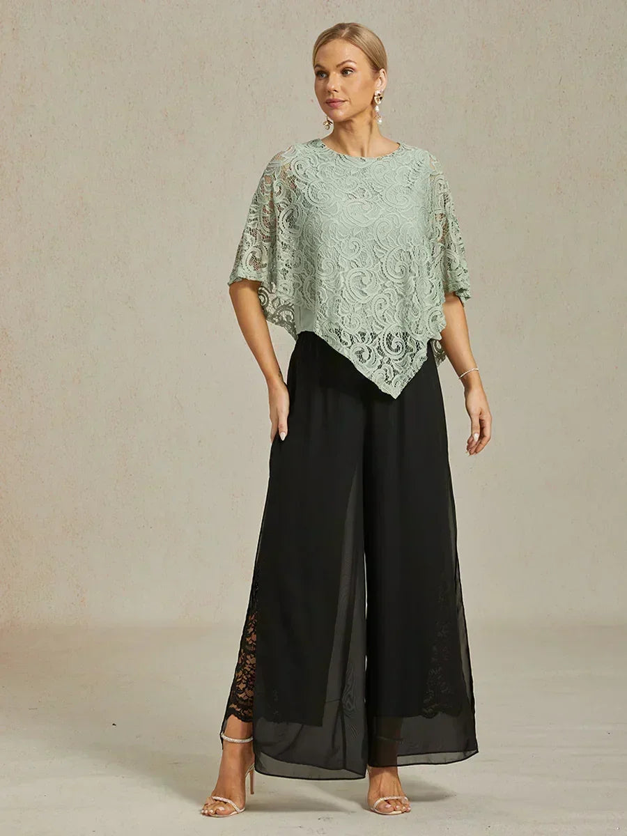 Fluressa | Split Hem Flow Trousers