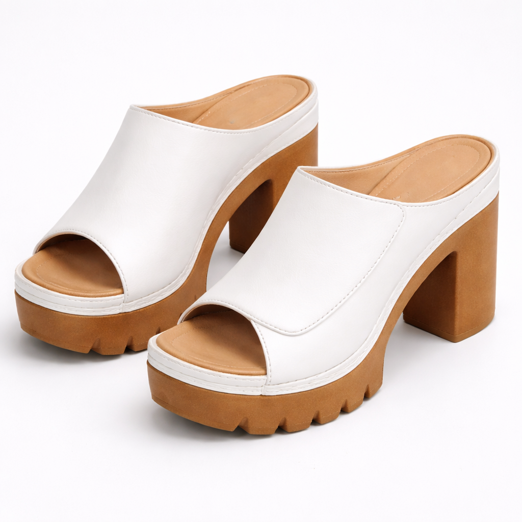 Billie | Autumn Block Heel Mule