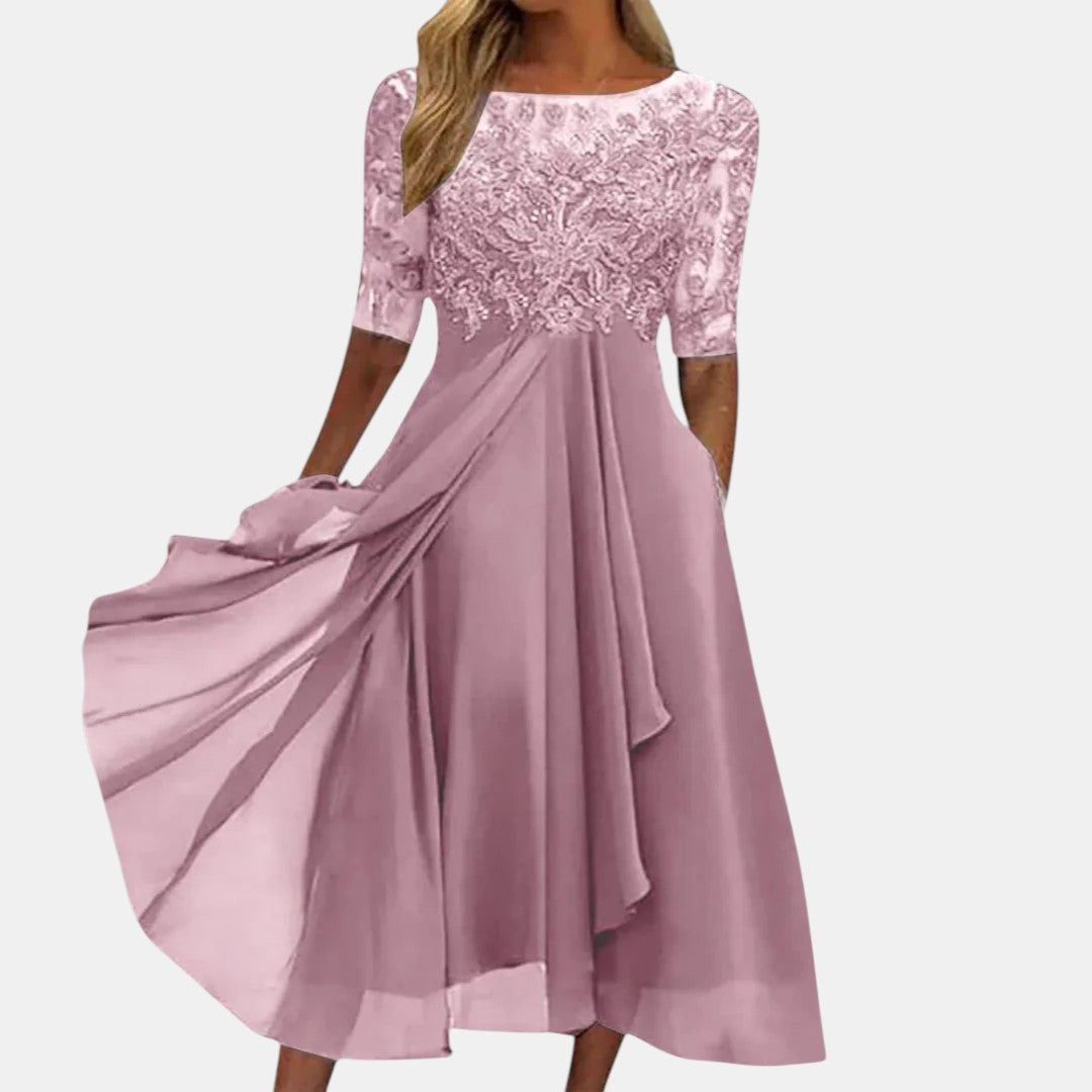 Rhonda™ | Garden Party Between Seasons Dress