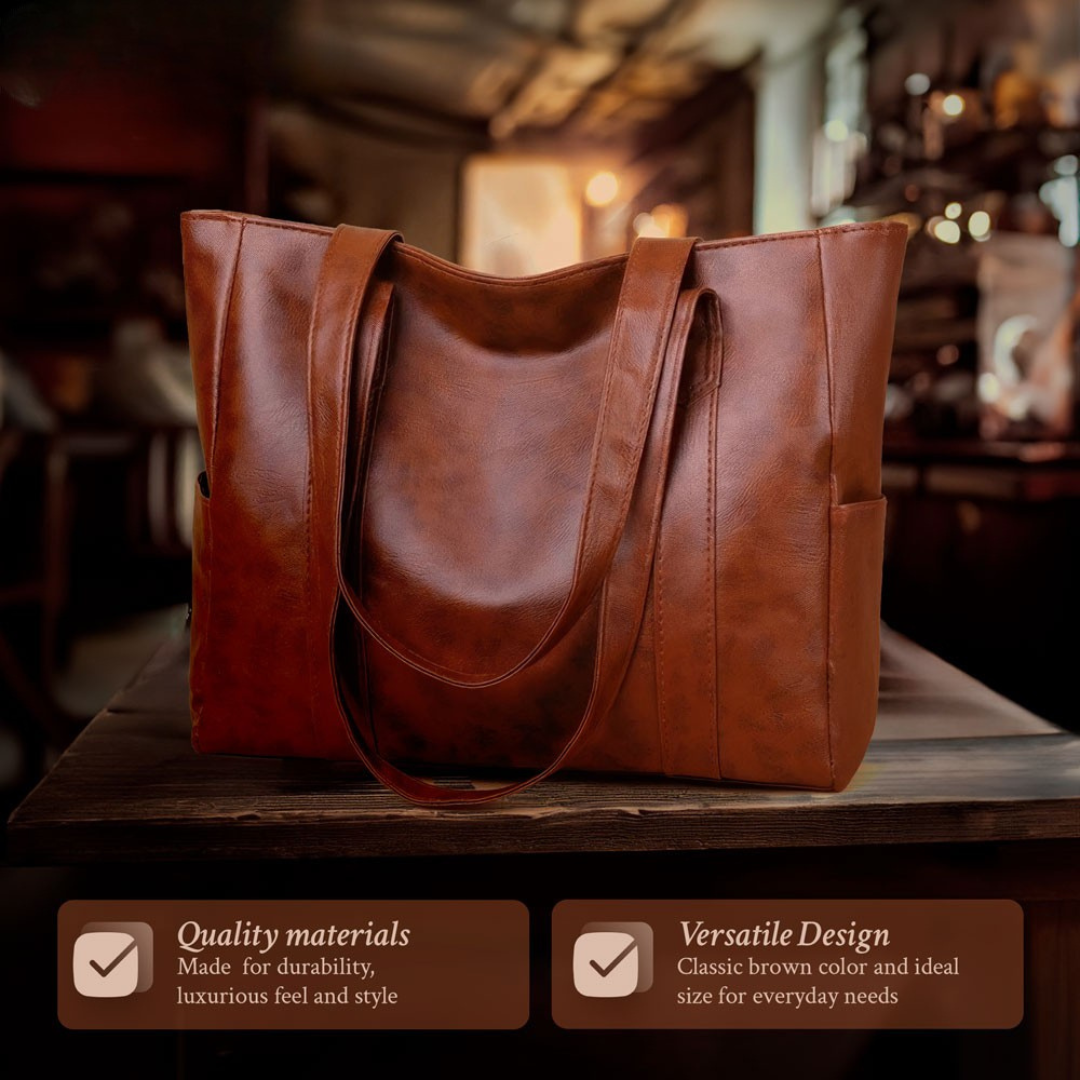 Susan™ | Luxury Minimalist Vegan Leather Shoulder Bag