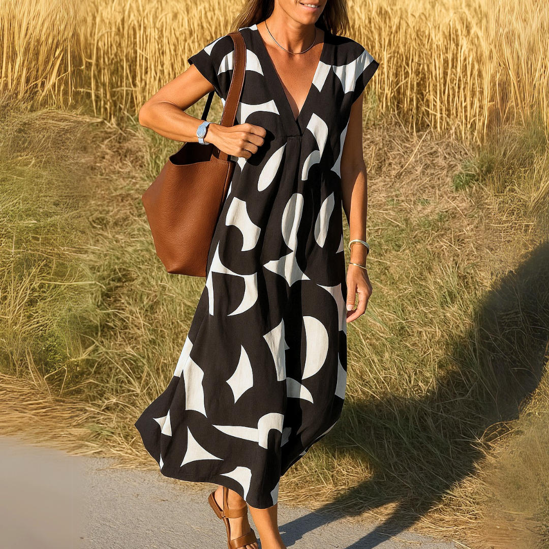 Zara | Bold Print Everyday Maxi