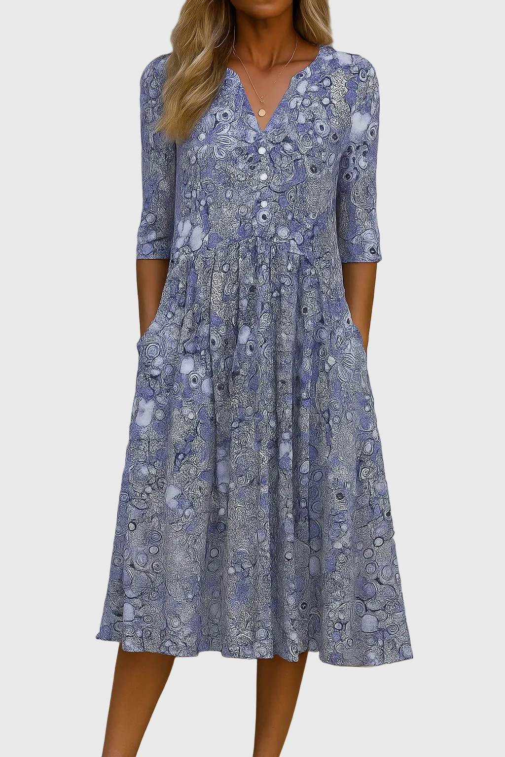 Harlow | Wildflower Autumn Midi Dress