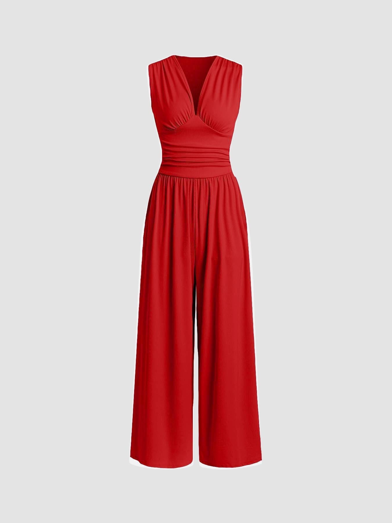 Channel | Chic Sleeveless Wide-Leg Jumpsuit