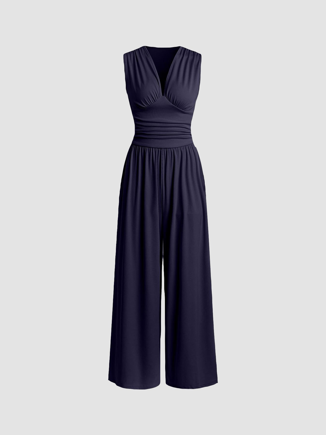 Channel | Chic Sleeveless Wide-Leg Jumpsuit