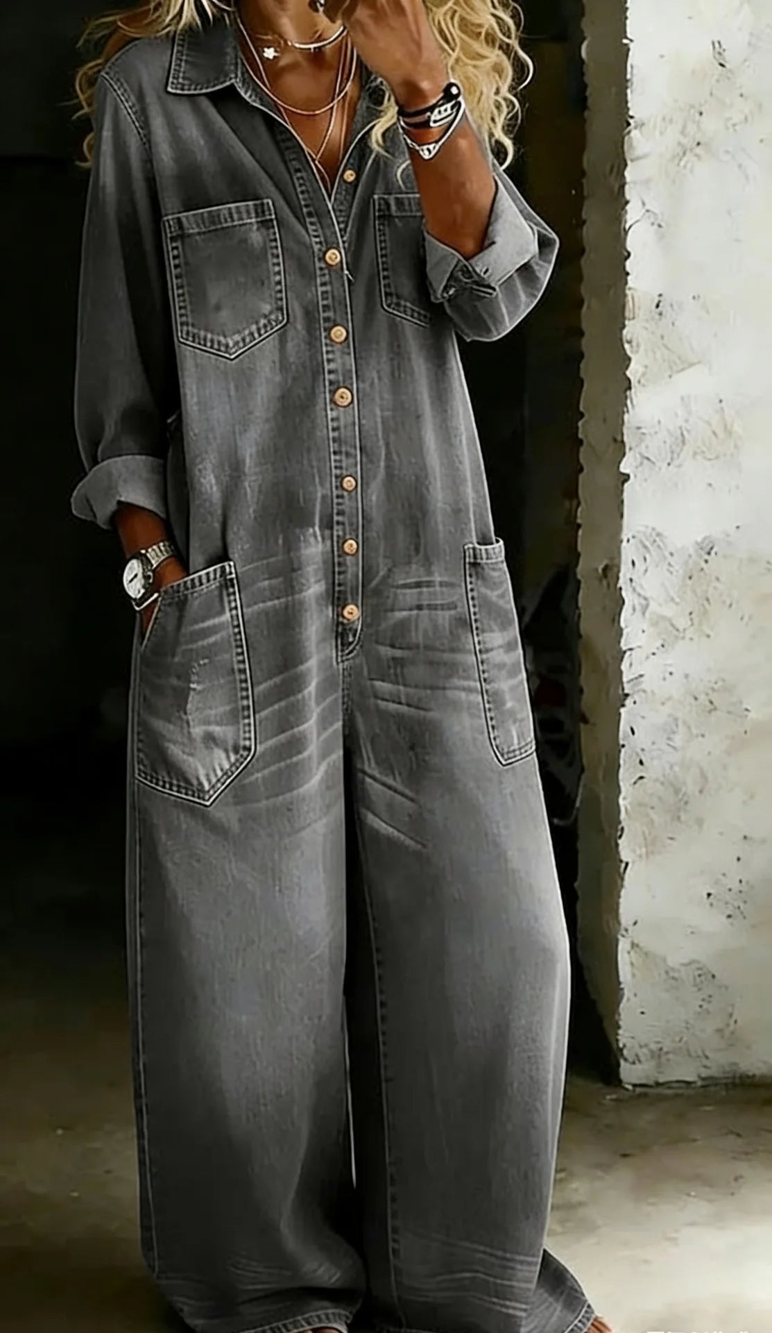 Alexia | Denim Jumpsuit