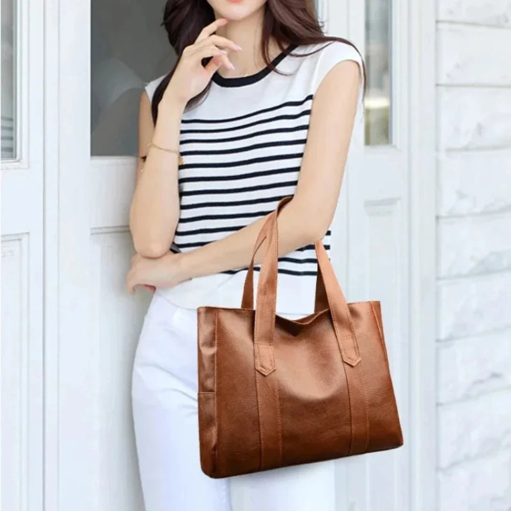Susan™ | Luxury Minimalist Vegan Leather Shoulder Bag