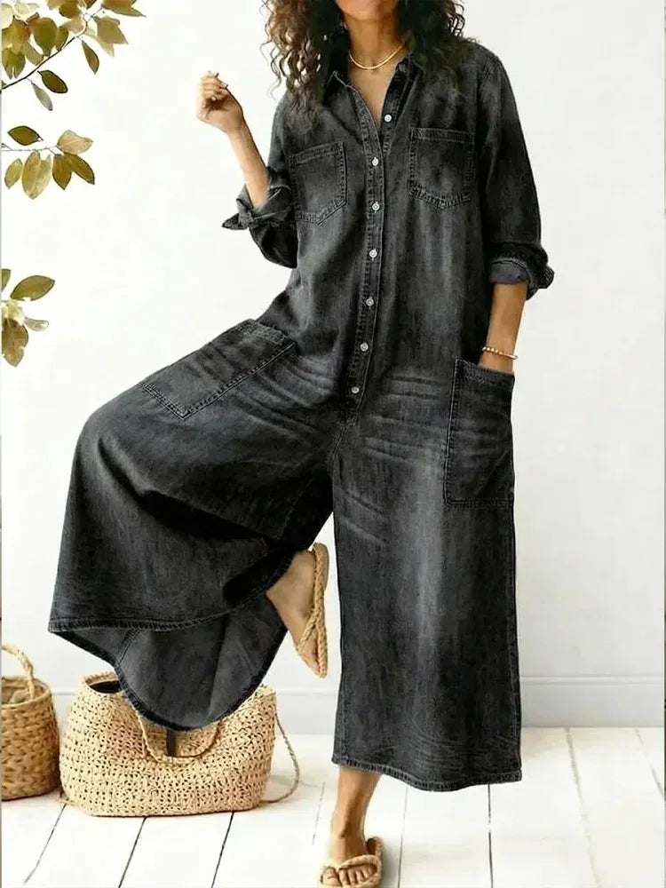 Alexia | Denim Jumpsuit