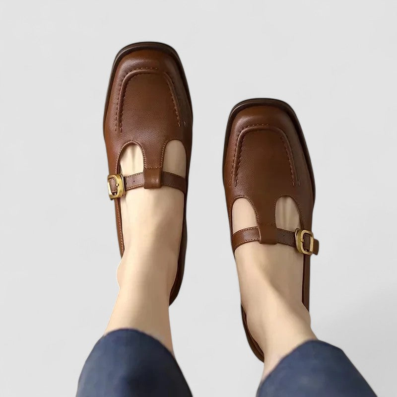 Elizabeth™ | Orthopedic T-Strap Heels