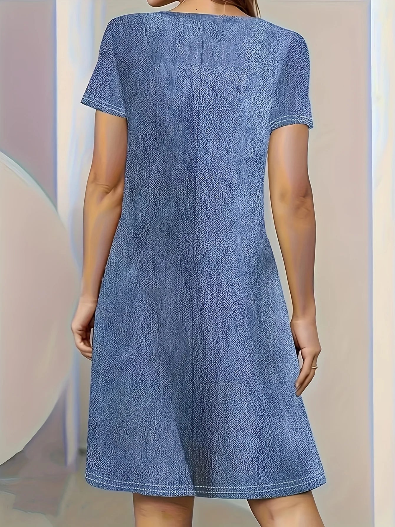 Amalia | Midi Denim Dress