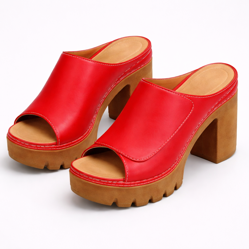 Billie | Autumn Block Heel Mule