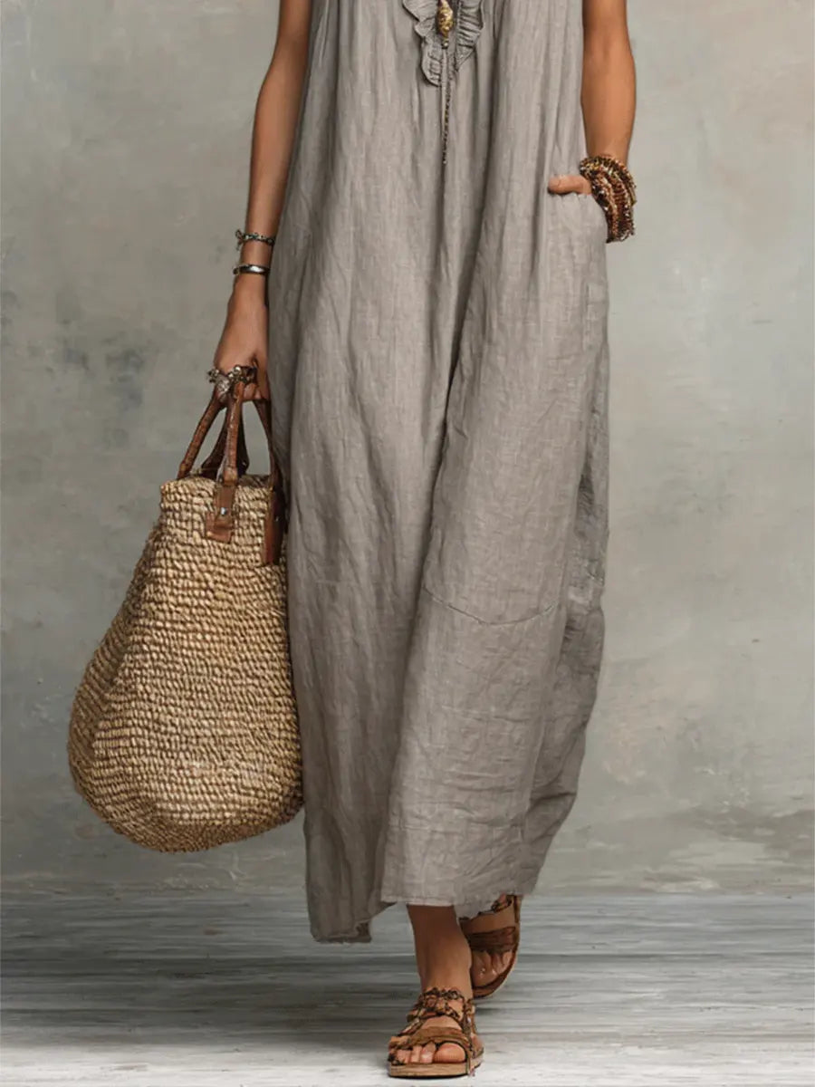 Margot | Soft Ruffle Maxi Dress