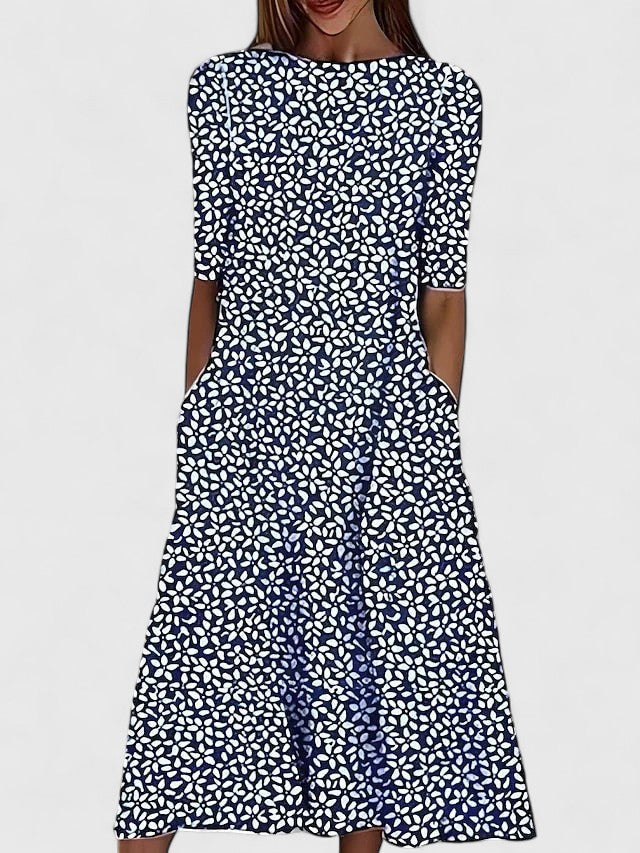 Alexia | Elegant Midi Dress